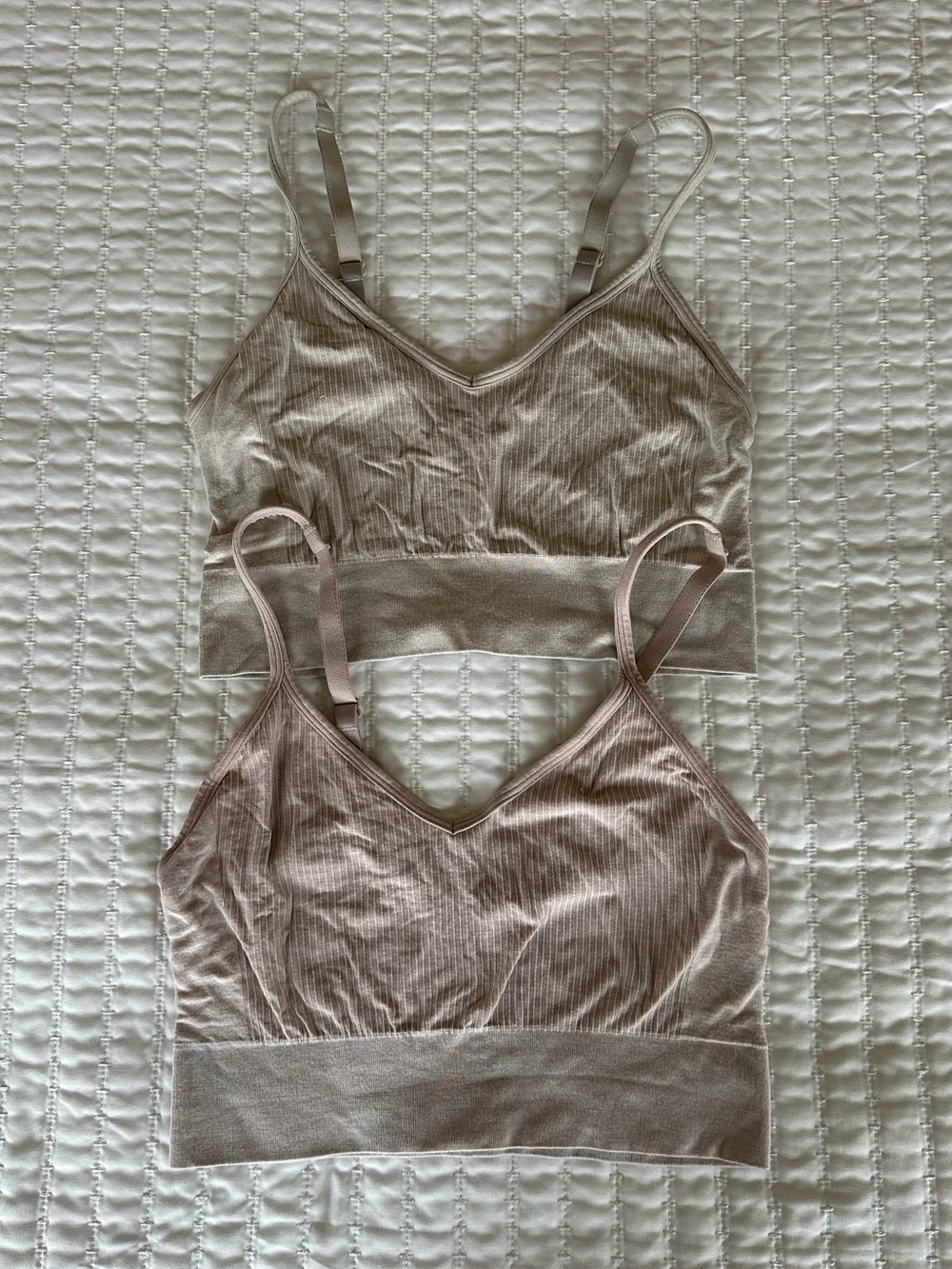 2 Spanx Laidback Layers Bralettes XL
